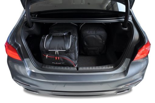 BMW SÉRIE 5 LIMOUSINE G30 (2016/+) - Pack de 4 sacs de voyage sur-mesure KJUST SPORT