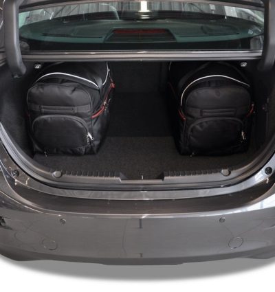 MAZDA 3 LIMOUSINE III (2013/2018) - Pack de 5 sacs de voyage sur-mesure KJUST AERO