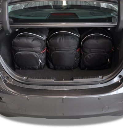 MAZDA 3 LIMOUSINE III (2013/2018) - Pack de 5 sacs de voyage sur-mesure KJUST AERO