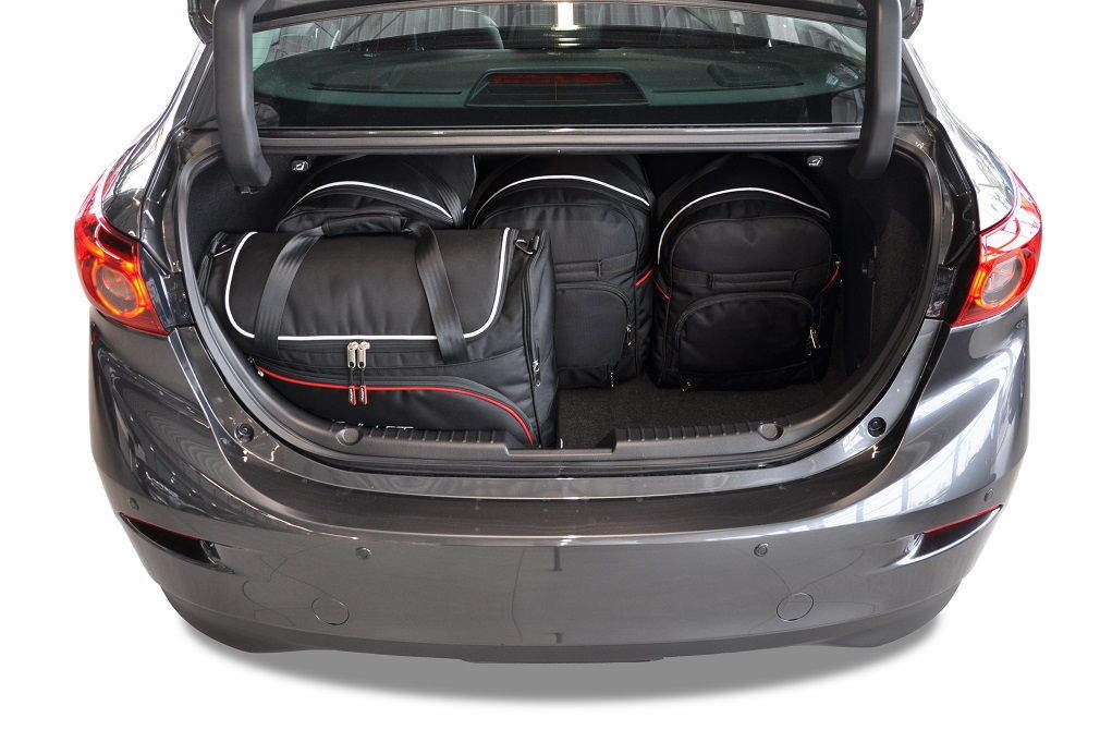 MAZDA 3 LIMOUSINE III (2013/2018) - Pack de 5 sacs de voyage sur-mesure KJUST AERO