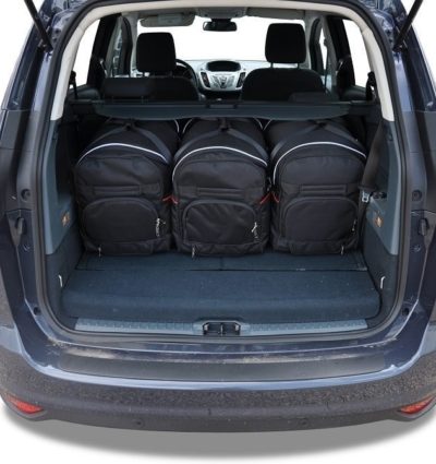 FORD GRAND C-MAX II 7 PLACES (2010/2015) - Pack de 5 sacs de voyage sur-mesure KJUST AERO