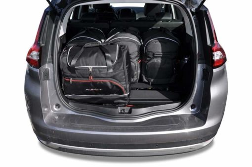 RENAULT GRAND SCENIC III (2016/+) - Pack de 5 sacs de voyage sur-mesure KJUST SPORT