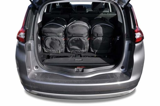 RENAULT GRAND SCENIC III (2016/+) - Pack de 5 sacs de voyage sur-mesure KJUST SPORT