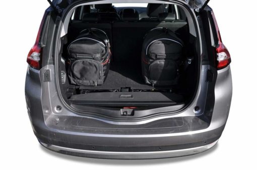 RENAULT GRAND SCENIC III (2016/+) - Pack de 5 sacs de voyage sur-mesure KJUST SPORT