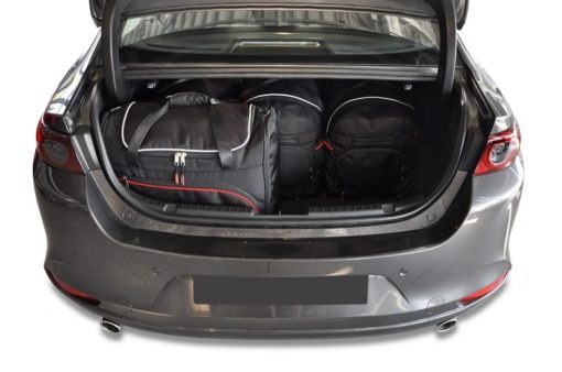 MAZDA 3 LIMOUSINE IV (2018/+) - Pack de 5 sacs de voyage sur-mesure KJUST SPORT