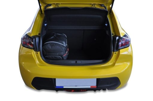 PEUGEOT 208 HATCHBACK II (2019/+) - Pack de 3 sacs de voyage sur-mesure KJUST AERO