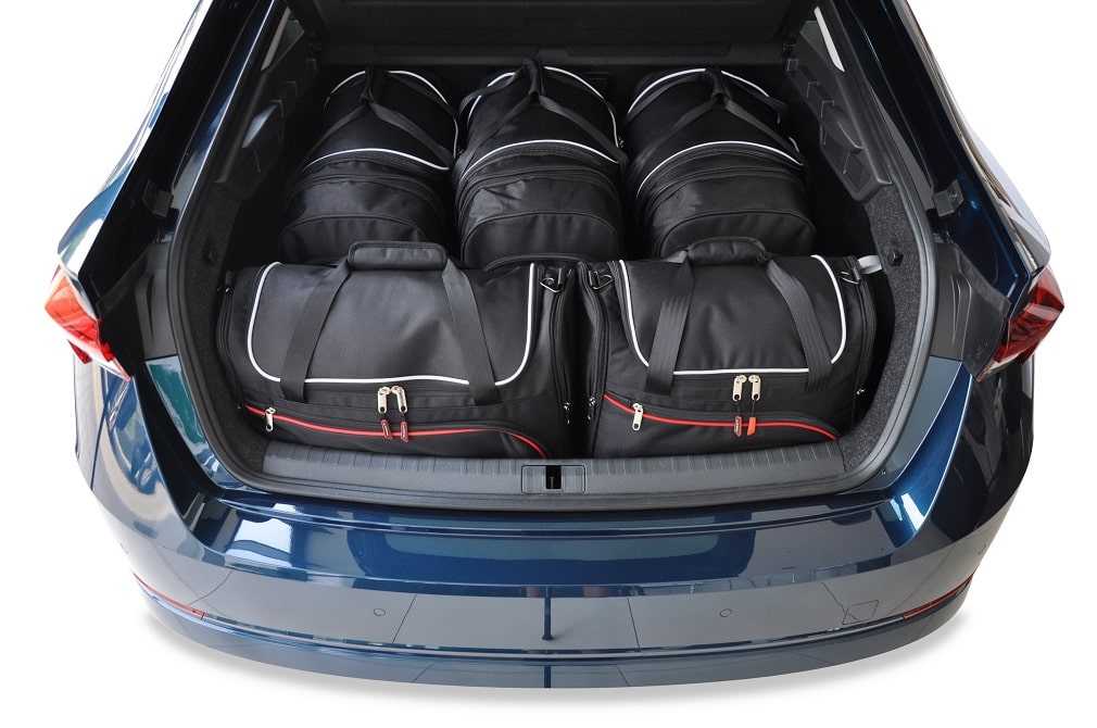 SKODA OCTAVIA LIFTBACK IV (2020/+) - Pack de 5 sacs de voyage sur-mesure KJUST AERO