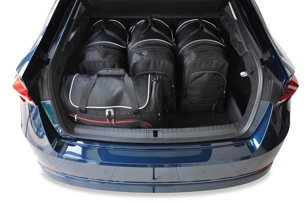 SKODA OCTAVIA LIFTBACK IV (2020/+) - Pack de 5 sacs de voyage sur-mesure KJUST AERO