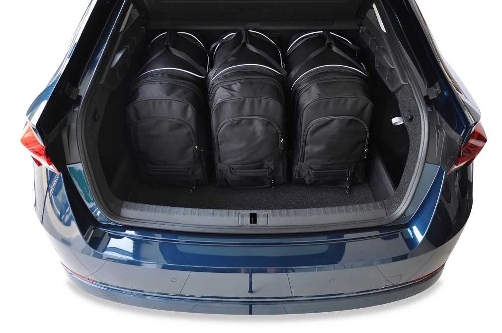SKODA OCTAVIA LIFTBACK IV (2020/+) - Pack de 5 sacs de voyage sur-mesure KJUST AERO