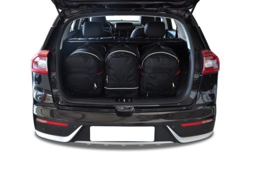 KIA E-NIRO I (2020/+) - Pack de 3 sacs de voyage sur-mesure KJUST SPORT