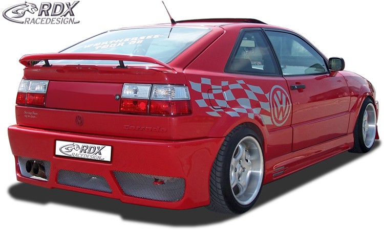 Pare-chocs arrière RDX pour VW Corrado avec plaque d'immatriculation « GT-Race »