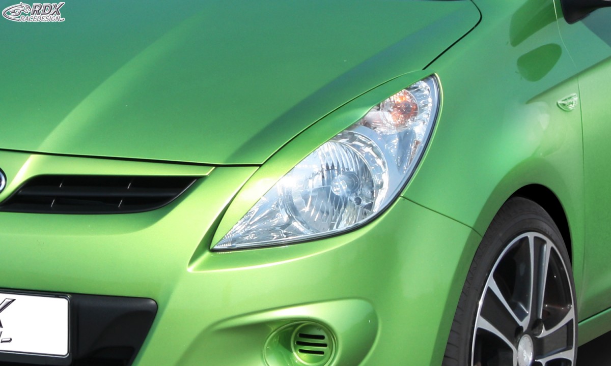 paupières de phares (la paire) RDX pour HYUNDAI i20 (PB / PBT | 2008-2012)