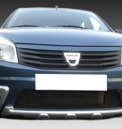 VikingDesign - Diffuseur avant Gloss Black pour Dacia Sandero I (2008-2012)