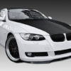 VikingDesign - Lame de parechoc avant Gloss Black pour BMW Série 3 E92