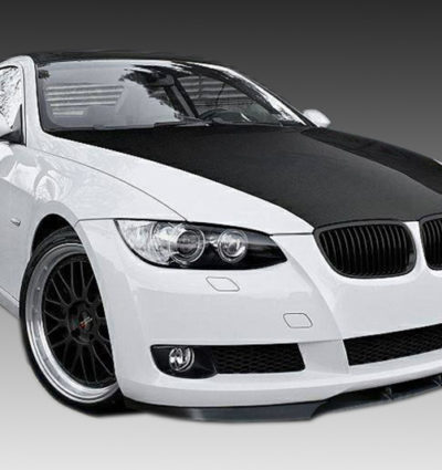 VikingDesign - Lame de parechoc avant Gloss Black pour BMW Série 3 E92