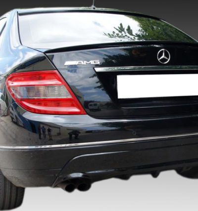 VikingDesign - Diffuseur arrière (*seulement pour PreFacelift) Gloss Black pour Mercedes Classe C W204 (2007-2014)