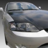 VikingDesign - Paupières de phares Gloss Black pour Hyundai Coupe (2002-2008)