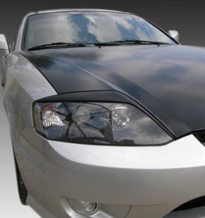 VikingDesign - Paupières de phares Gloss Black pour Hyundai Coupe (2002-2008)