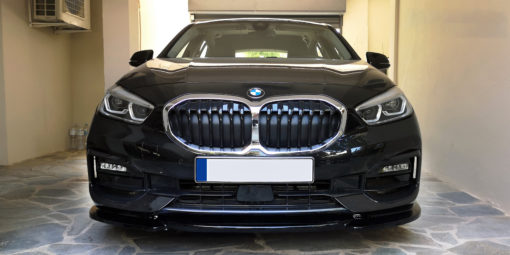 VikingDesign - Lame de parechoc avant Gloss Black pour BMW F40 Serie 1 (2019-Present)