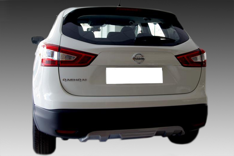 VikingDesign - Diffuseur arrière A avec radars de recul Gloss Black pour Nissan Qashqai J11 (2013-2017)