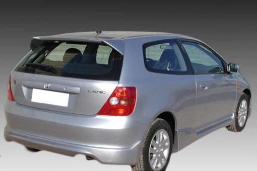 VikingDesign - Ajout de parechoc arrière Gloss Black pour Honda Civic 3d Type-R (2001-2005)
