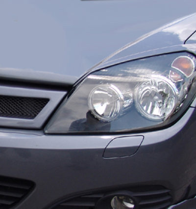 VikingDesign - Paupières de phares Gloss Black pour Opel Astra H 3d (2004-2009)