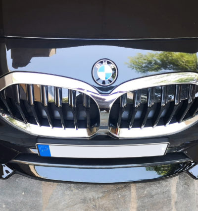 VikingDesign - Lame de parechoc avant Gloss Black pour BMW F40 Serie 1 (2019-Present)