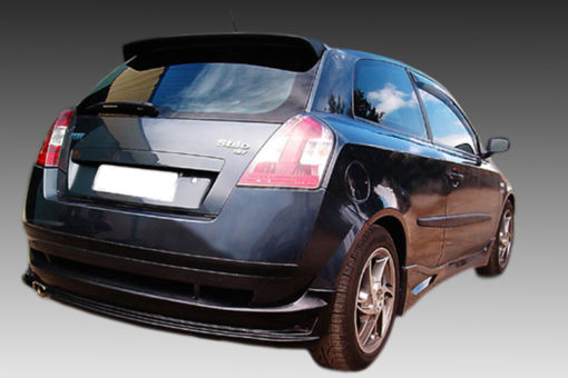VikingDesign - Ajout de parechoc arrière Gloss Black pour Fiat Stilo (2001-2007)