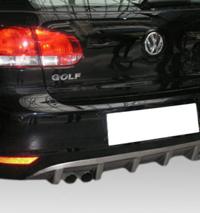 VikingDesign - Diffuseur arrière A Gloss Black pour Volkswagen Golf 6