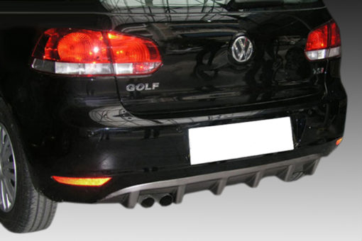 VikingDesign - Diffuseur arrière A Gloss Black pour Volkswagen Golf 6