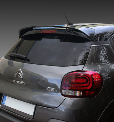 VikingDesign - Aileron / Becquet Gloss Black pour Citroën C3 (2017-Present)