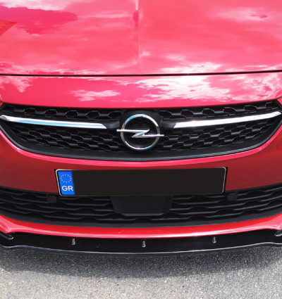 VikingDesign - Lame de parechoc avant Gloss Black pour Opel Corsa F (2019-Present)
