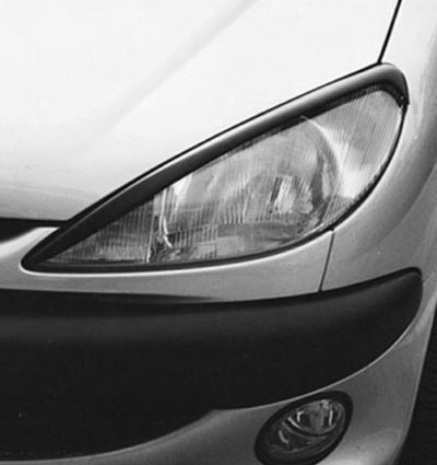 VikingDesign - Paupières de phares Gloss Black pour Peugeot 206