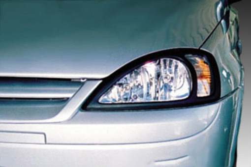 VikingDesign - Paupières de phares Gloss Black pour Opel Corsa C (2000-2006)