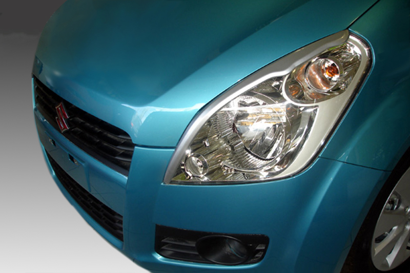 VikingDesign - Paupières de phares Gloss Black pour Suzuki Splash (2008-2014)