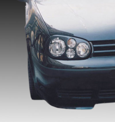 VikingDesign - Paupières de phares Gloss Black pour Volkswagen Golf 4