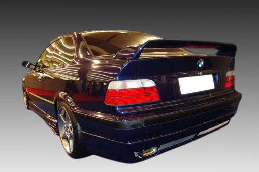 VikingDesign - Ajout de parechoc arrière M3 Gloss Black pour BMW Série 3 E36