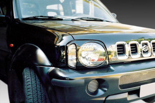 VikingDesign - Paupières de phares Gloss Black pour Suzuki Jimny (1998-2018)