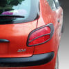 VikingDesign - Paupières de Feux arrières Gloss Black pour Peugeot 206