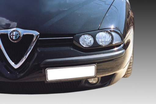 VikingDesign - Paupières de phares '96-'03 Gloss Black pour Alfa Romeo 156