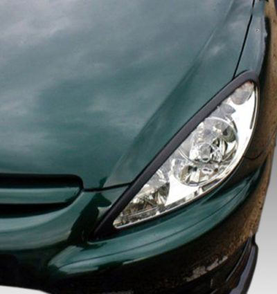 VikingDesign - Paupières de phares Gloss Black pour Peugeot 307