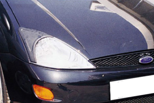 VikingDesign - Paupières de phares A Gloss Black pour Ford Focus (1998-2004)