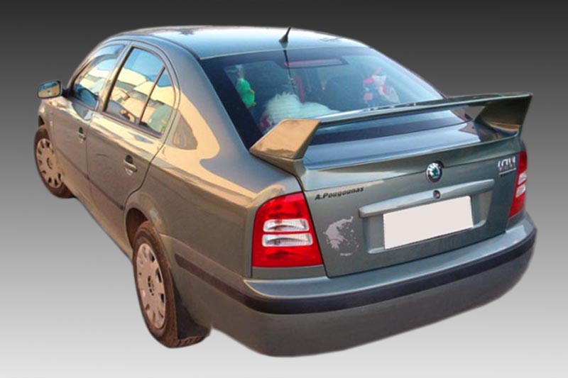 VikingDesign - Aileron / Becquet WRC (2pc) Gloss Black pour Skoda Octavia 4 (1996-2004)