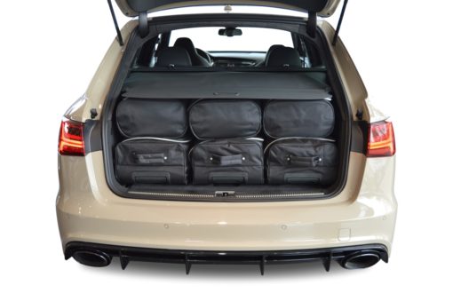 Pack de 6 sacs de voyage sur-mesure pour Audi A6 Avant (C7) (de 2011 à 2018) - Gamme Classique