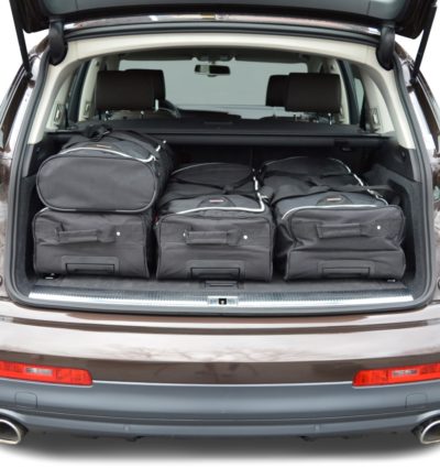 Pack de 6 sacs de voyage sur-mesure pour Audi Q7 (4L) (de 2006 à 2015) - Gamme Classique