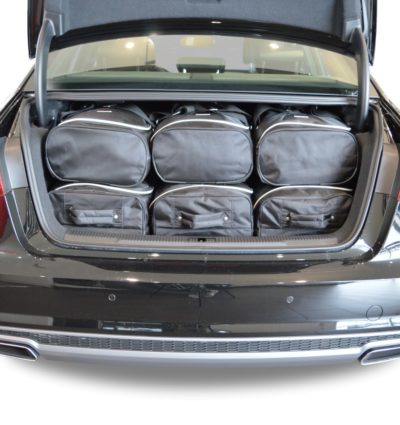 Pack de 6 sacs de voyage sur-mesure pour Audi A6 (C7) (de 2011 à 2018) - Gamme Classique