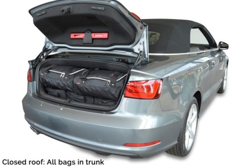 Pack de 6 sacs de voyage sur-mesure pour Audi A3 Cabriolet (8V) (depuis 2013) - Gamme Classique