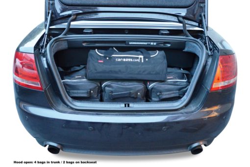 Pack de 6 sacs de voyage sur-mesure pour Audi A4 Cabriolet (B6 & B7) (de 2001 à 2008) - Gamme Classique