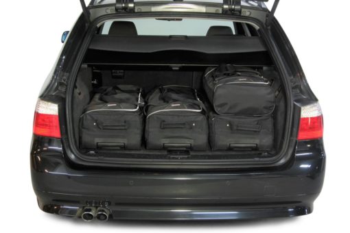 Pack de 6 sacs de voyage sur-mesure pour Bmw Série 5 Touring (E61) (de 2003 à 2010) - Gamme Classique