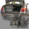 Pack de 5 sacs de voyage sur-mesure pour Bmw Série 5 (G30) 530e Plug-in Hybrid (depuis 2018) - Gamme Classique